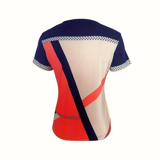 Clemara Zip Colorblock Tee