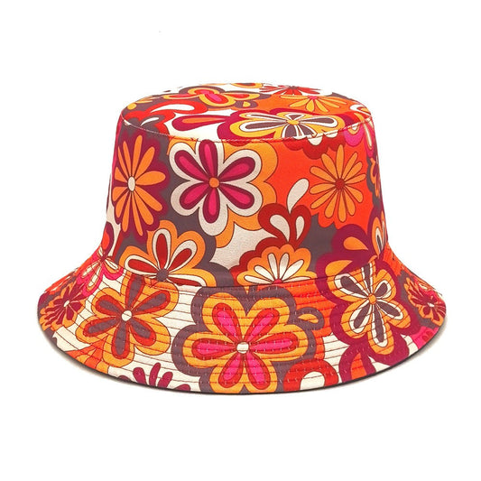 Fiorella Retro Bloom Bucket Hat